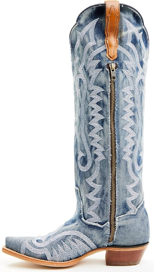 Dan Post Women's Denim Darlin' Western Boot | Amazon (US)