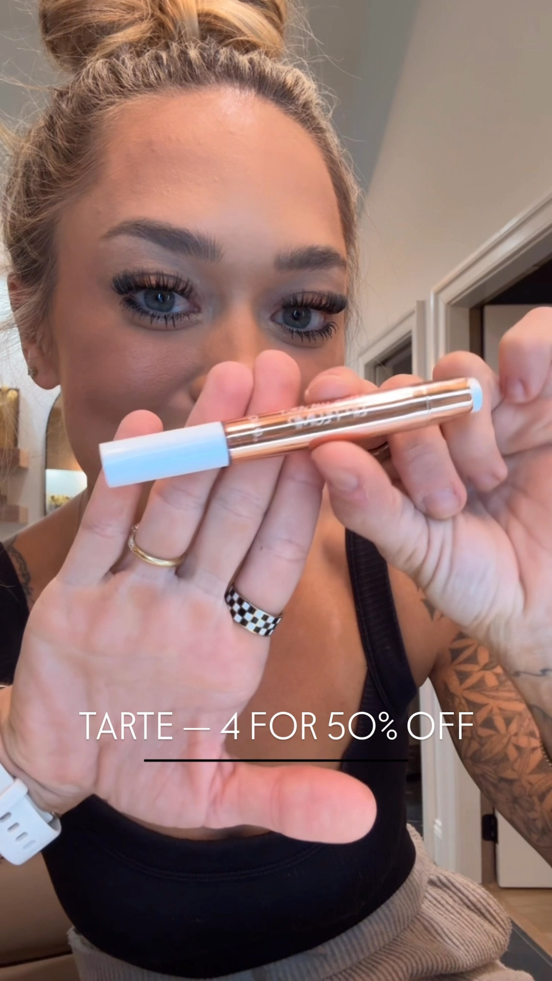 ONE OF THE BEST SALES✨💋💄@Tartecosmetics is doing 4 for 50% off kits starting today! 4 full size products, 50% off👏🏼 you can build up to 3 kits total! ($200+ value) 

Free shipping as well🤎this was my custom kit picks and some of my favorite products! My regular #tartepartner code won’t stack but it does work on everything else if you wanna grab anything — HOLLEY15 😍

Beauty sale / Tarte / makeup / face tape / Holley Gabrielle 

#LTKBeauty #LTKSaleAlert #LTKVideo