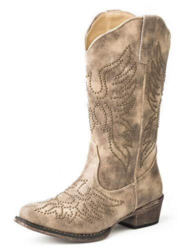Roper Womens Eaglets Boot, Tan, 5.5 | Amazon (US)