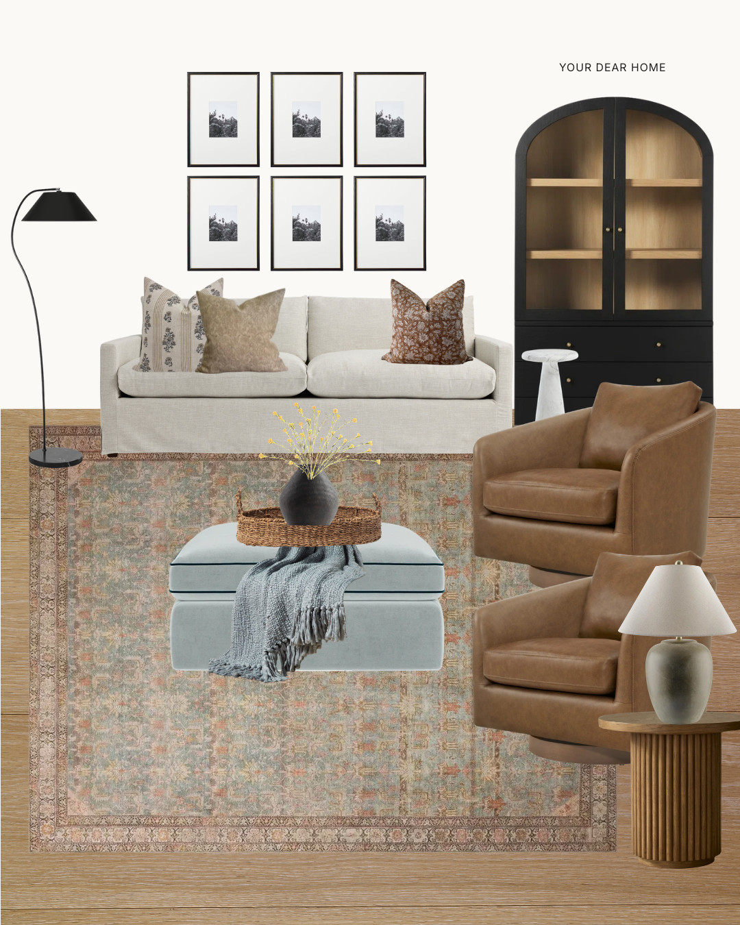 Organic living room is the easiest way to bring in timeless aesthetic and the high-end designer look! 

 #LTKHome