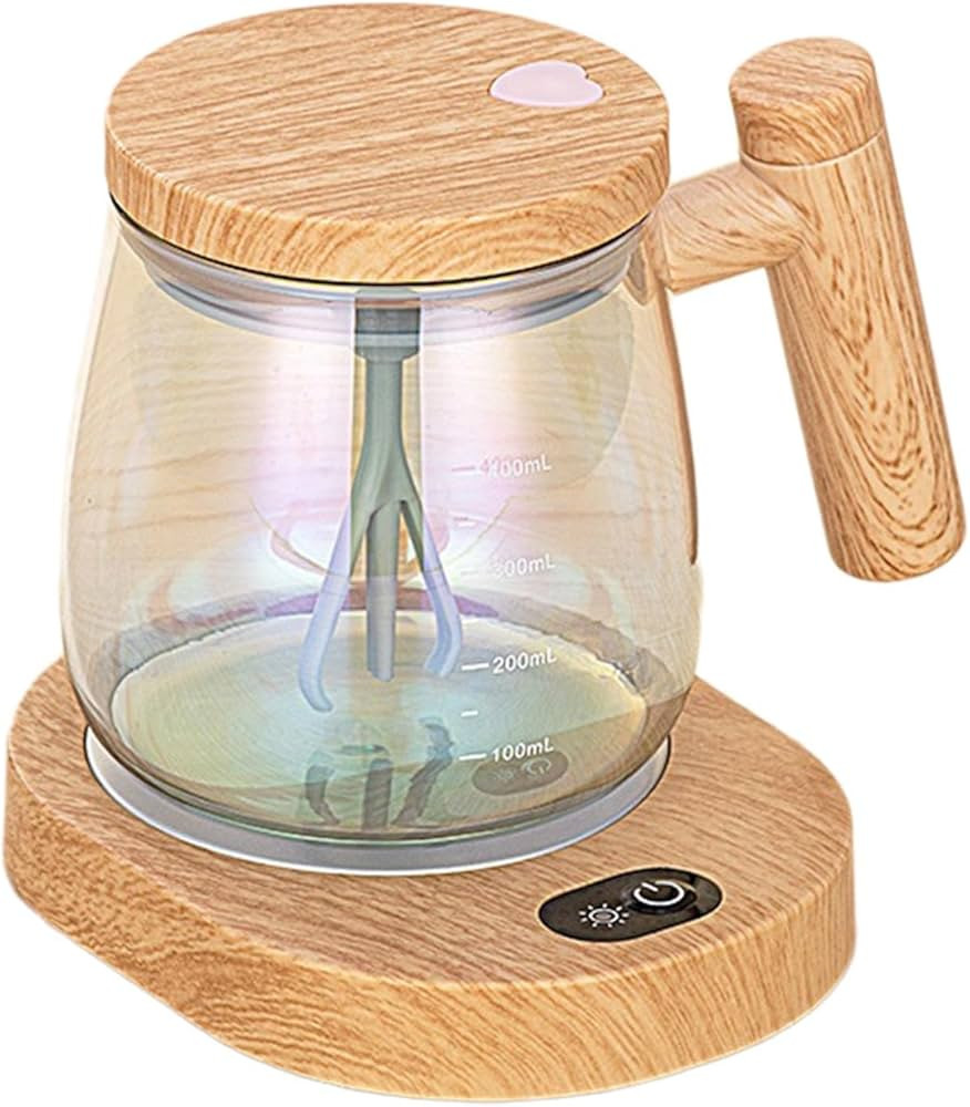 KAZIO Self Stirring Mug Coffee Cup, Rechargeable Self Stirring Coffee Mug, High Borosilicate Glas... | Amazon (US)