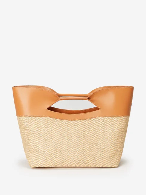 Wynwood Grasscloth Tote | J.McLaughlin