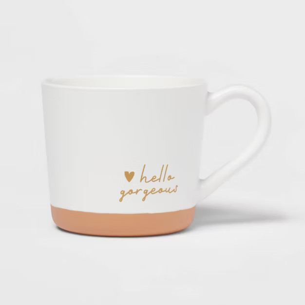 15oz Stoneware Hello Gorgeous Mug - Threshold™ | Target