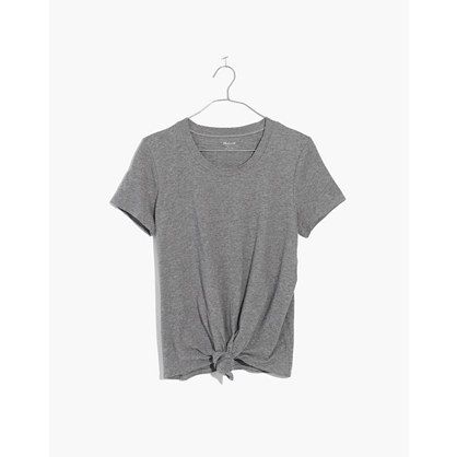 Knot-Front Tee | Madewell