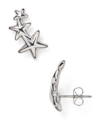 Sterling Silver Star Ear Climbers | Bloomingdale's (US)