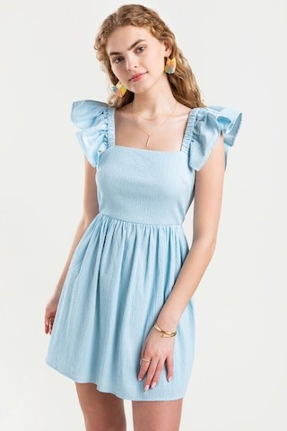 Alice Flutter Sleeve Mini Dress | Francesca's