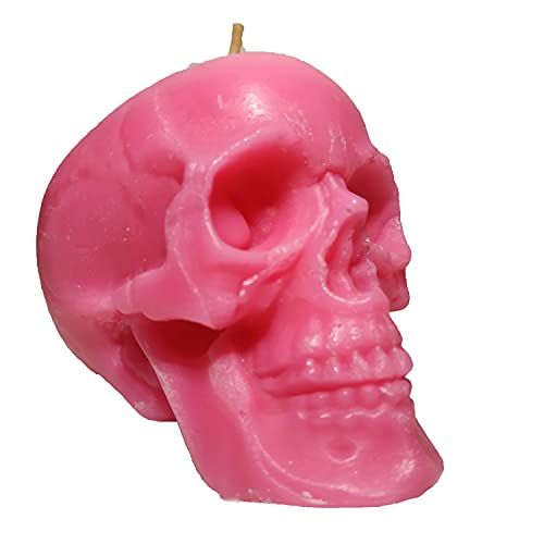 Amazon.com: Pink skull candle - Candles for spells Lovers aesthetic shaped candle Love spell Drip... | Amazon (US)
