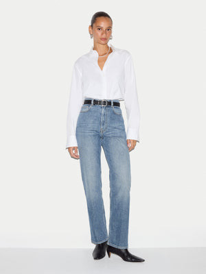 Winchester Straight Leg Jean | Mid Blue | Jigsaw (UK)