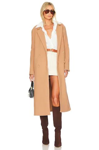 Steve Madden Isn't It Iconic Coat in Tan from Revolve.com | Revolve Clothing (Global)