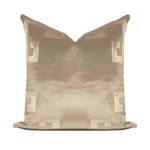 Dune Velvet Greek Key Pillow | Lo Home by Lauren Haskell Designs
