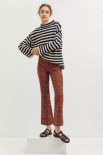 Maeve Kick Flare Pants | Anthropologie (US)