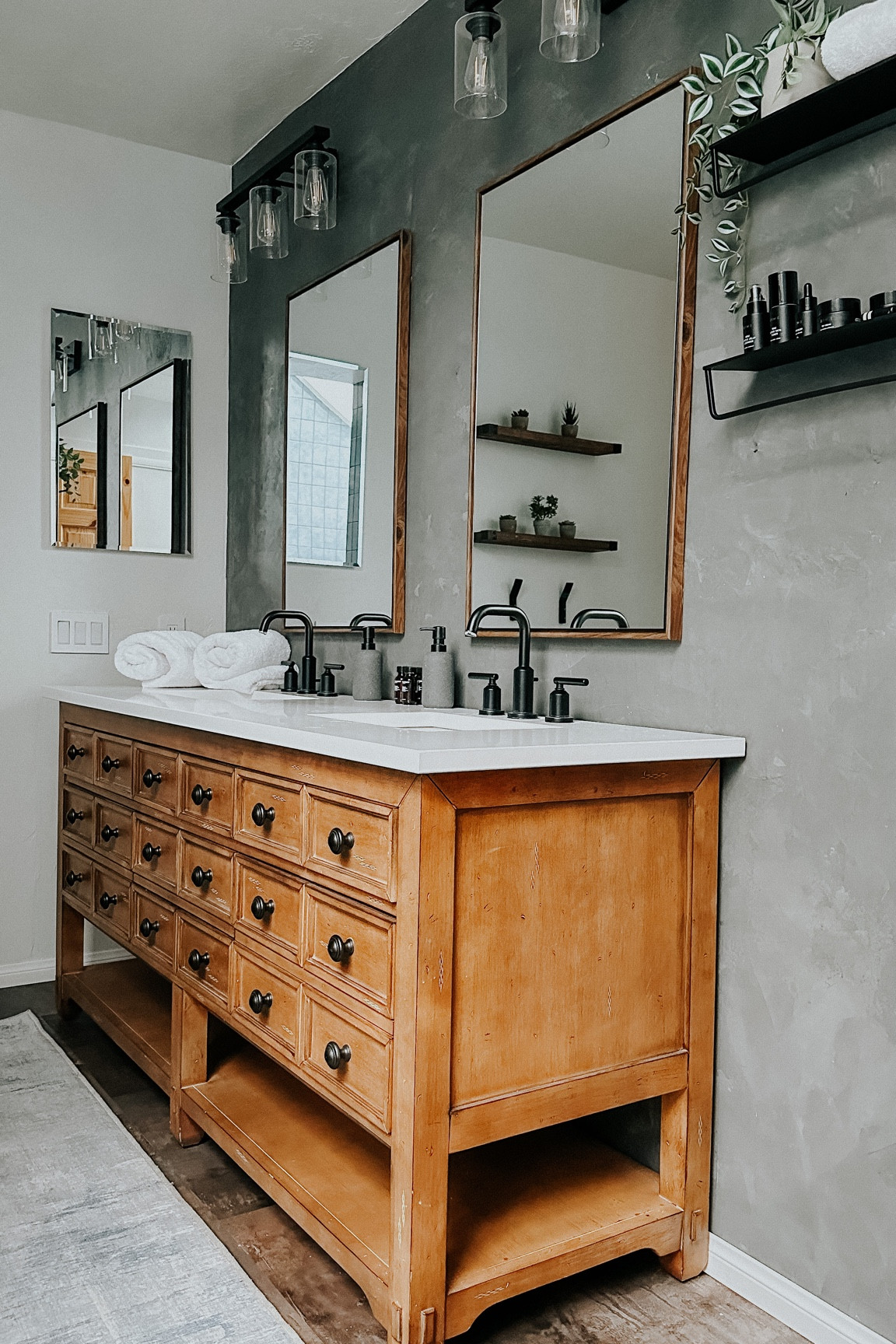 Here are some sources from the main bathroom in the Big Bear cabin we renovated!

#LTKhome #LTKtravel