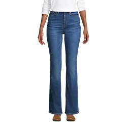 Women's Recover High Rise Bootcut Blue Jeans | Lands' End (US)