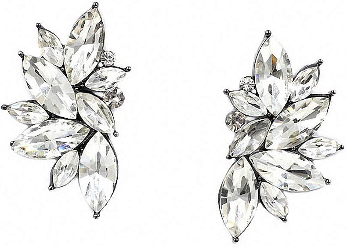 Vintage Design Crystal Earrings Women Statement Stud Earrings Women Earrings Jewelry | Amazon (US)