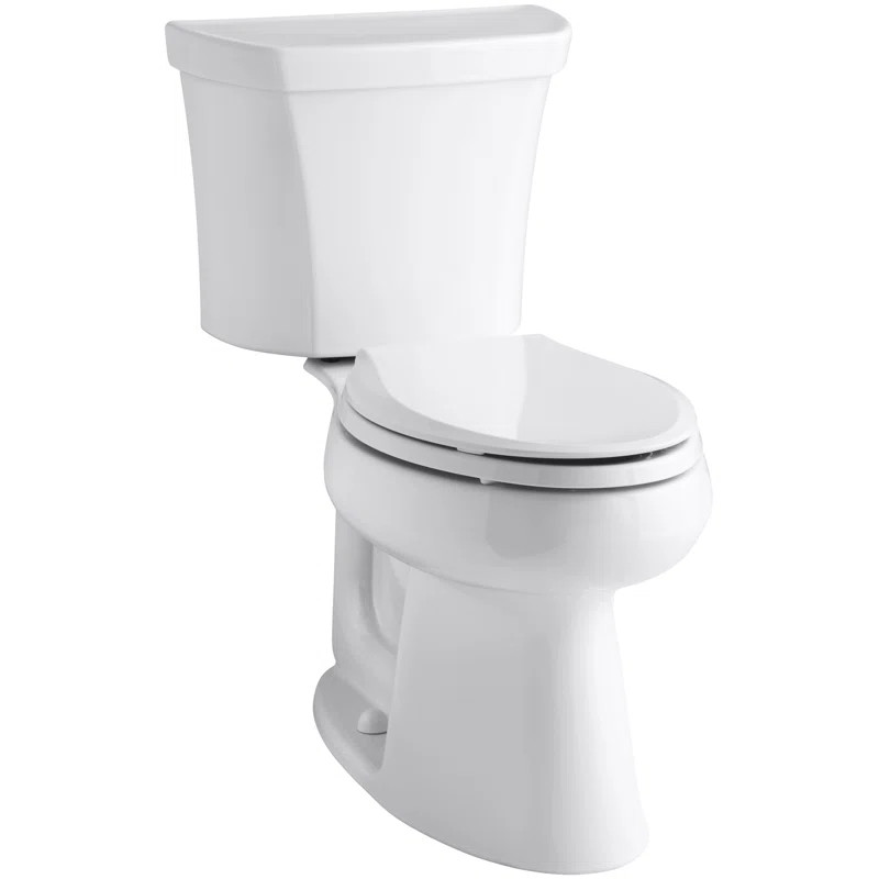 K-3989-0 Highline 1.6 GPF Elongated Two-Piece Toilet | Wayfair North America