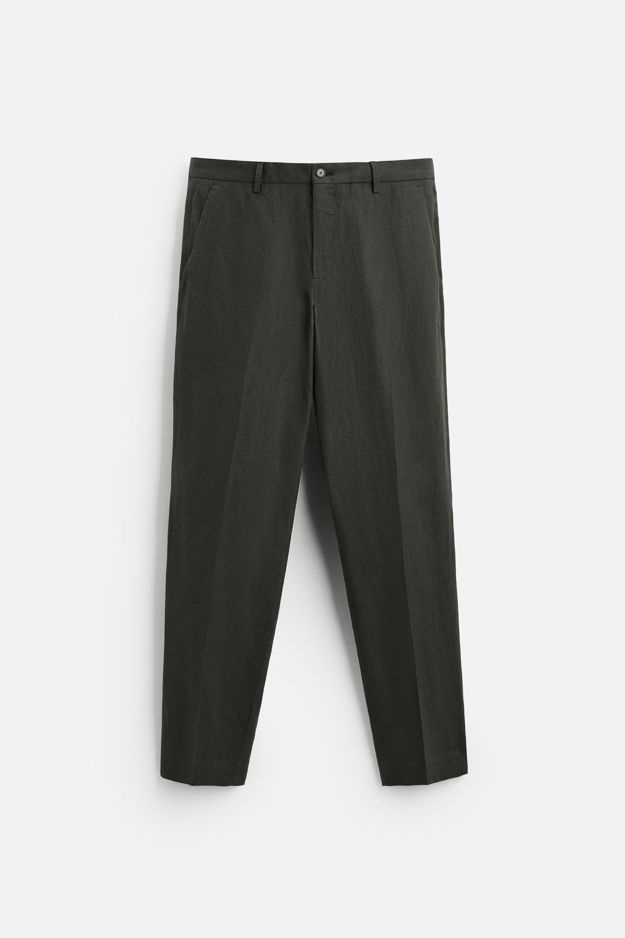 SUIT PANTS IN 100% LINEN | Zara US