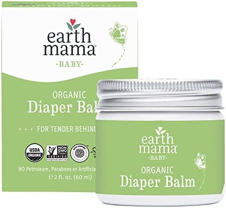 Earth Mama Organic Diaper Balm Multipurpose Baby Ointment | EWG Verified, Petroleum & Fragrance F... | Amazon (US)