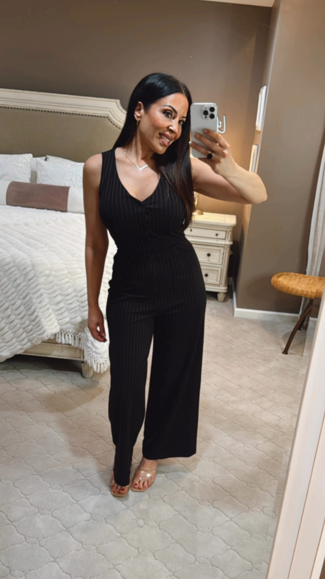Halara has really stepped into the fashion game, and I’m loving it! This jumpsuit is so soft and stretchy and right on trend with the back cut-out and pinstriped design. It would be a great go-to look for early spring! You can also save 15% over on Halara on anything that’s not on sale! Just use my discount code: 15life
🖤🖤🖤🖤🖤🖤🖤🖤🖤🖤🖤🖤🖤

#LTKOver40 #LTKStyleTip #LTKFindsUnder50