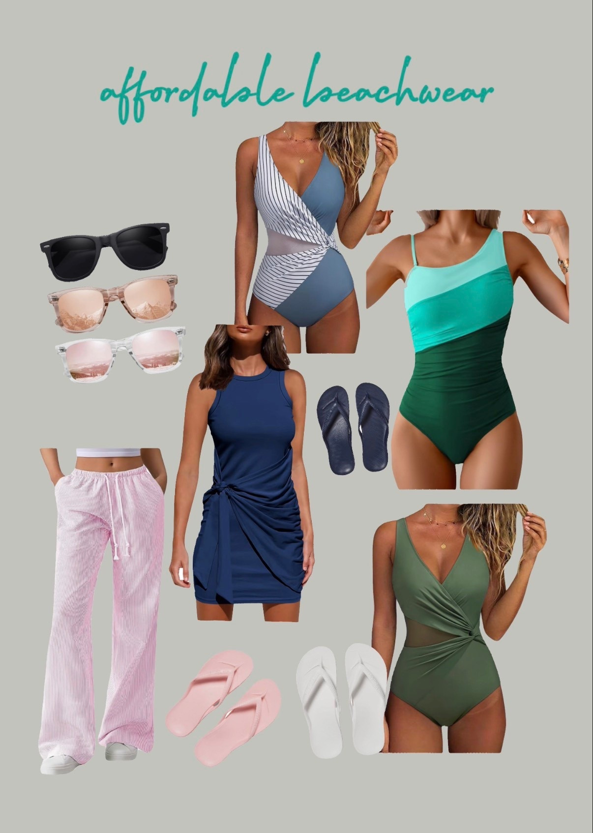 If you’re planning beach or pool days for spring break, these are such good swimsuit options—supportive one-piece suits that are flattering, comfortable, and mom-friendly. Adding coverups, sunglasses, and flip flops that mix and match.

#springbreakstyle #springbreakpacking #beachvacationstyle #onepieceswimsuit #swimsuitseason #vacationwardrobe #beachoutfits #poolday #vacation #ltkfinds 

#LTKootd #LTKFindsUnder50 #LTKTravel