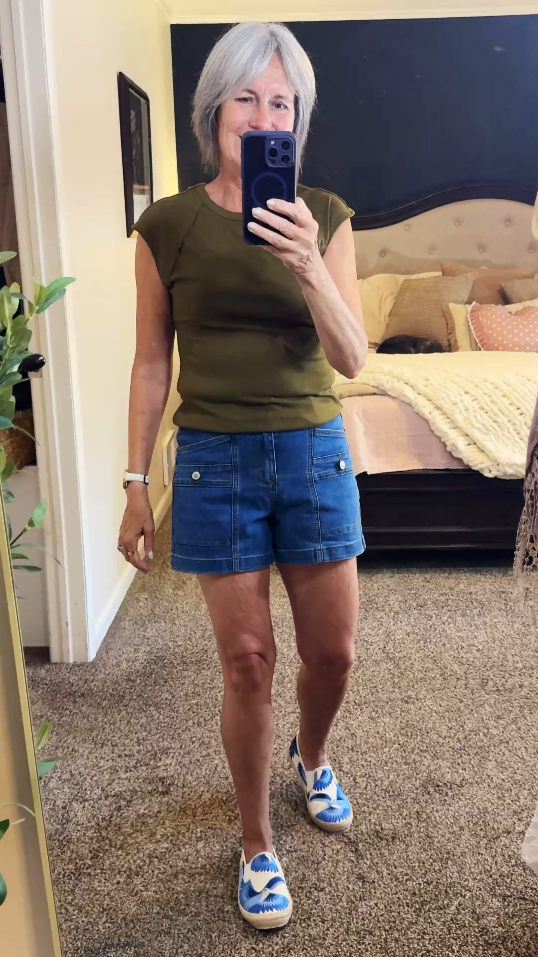 I actually just ordered a third pair of these shorts in black. They are 46% off and are $21.99. I may get white ones too at this price! Wearing a size 4 for reference. 
 I cannot link the shoes here but check them out! Wanderwell. I will do a reel soon. 
#ootdstyle #outfitinspo #dailyoutfits #styleinspo #fashioninspo #outfitideas #everydaystyle #chicandcasual #effortlessstyle #LTKstyle #fashionover50

#LTKSeasonal #LTKmomlife #LTKSaleAlert