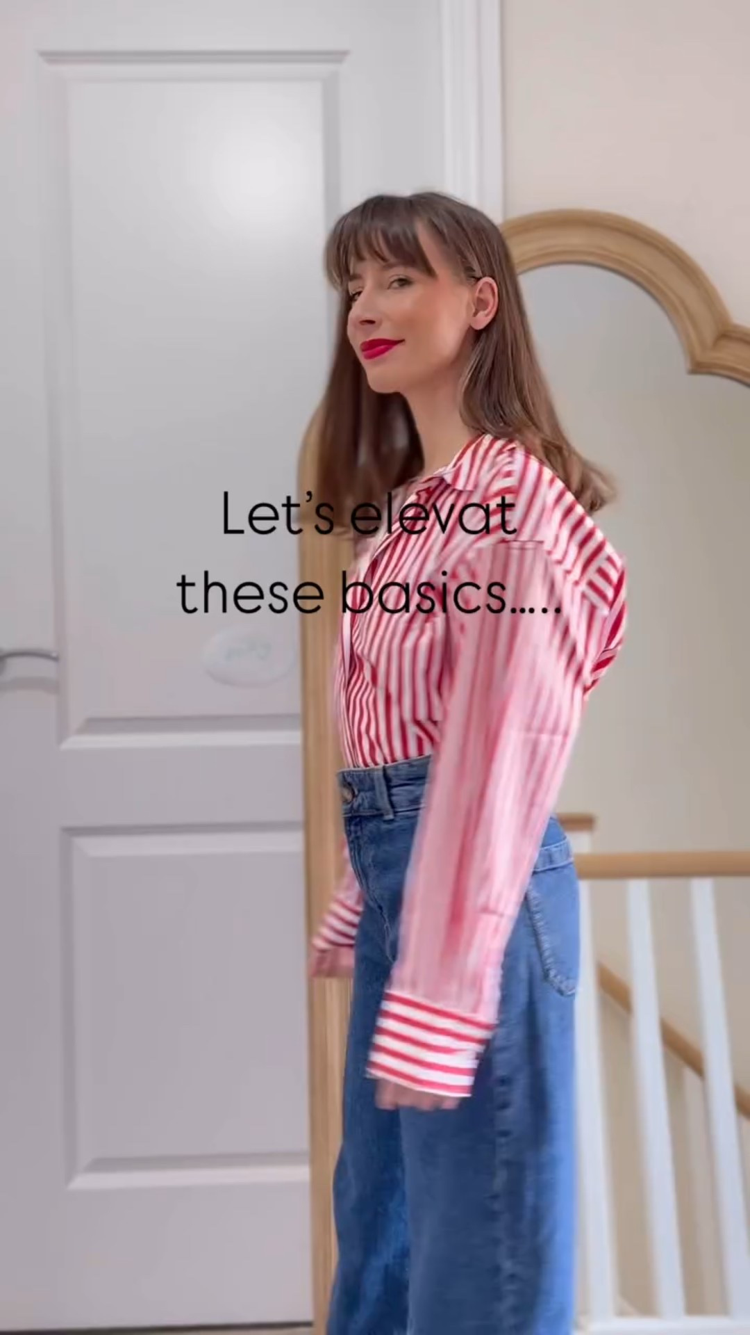 Red is the new neutral—bold, refined, and effortlessly elegant. A touch of denim to keep it cool and heels to elevate the mood ✨“How do you elevate your look? My favourite way is to add accessories 😊

Outfit links available on my LTK account 🌸

 #ClassyAndChic”