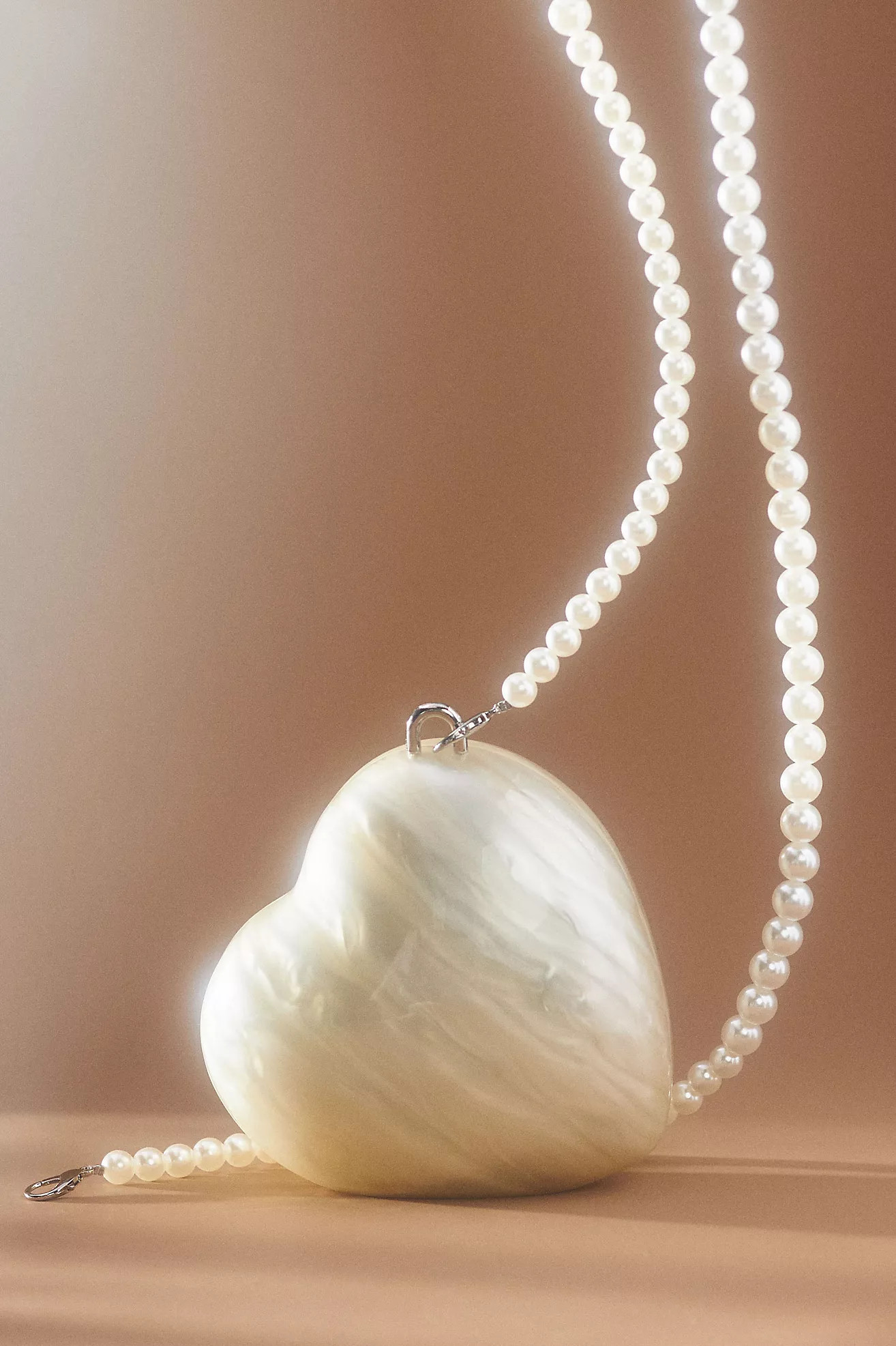 Rae of Light Heart Pearl Mini Bag | Anthropologie (US)