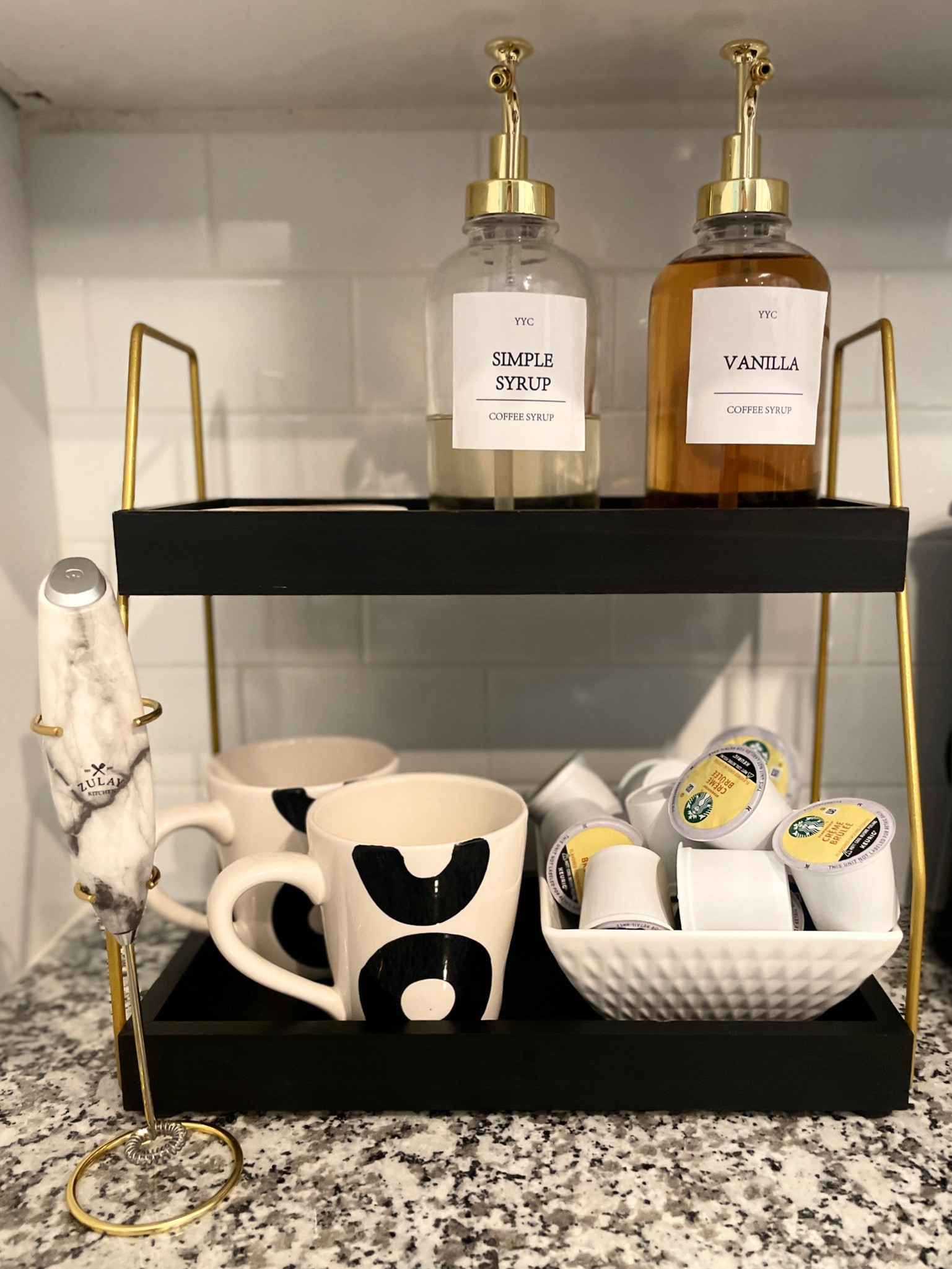 All the products from my mini coffee bar are linked ☕️🥰 #coffeebar #coffee #homedecor #kitchen

#LTKhome