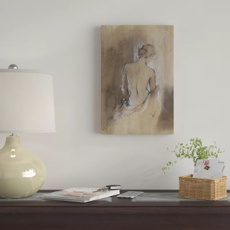 Contemporary Draped Figure II by Ethan Harper - Wrapped Canvas Gallery-Wrapped Canvas Giclée | Wayfair North America