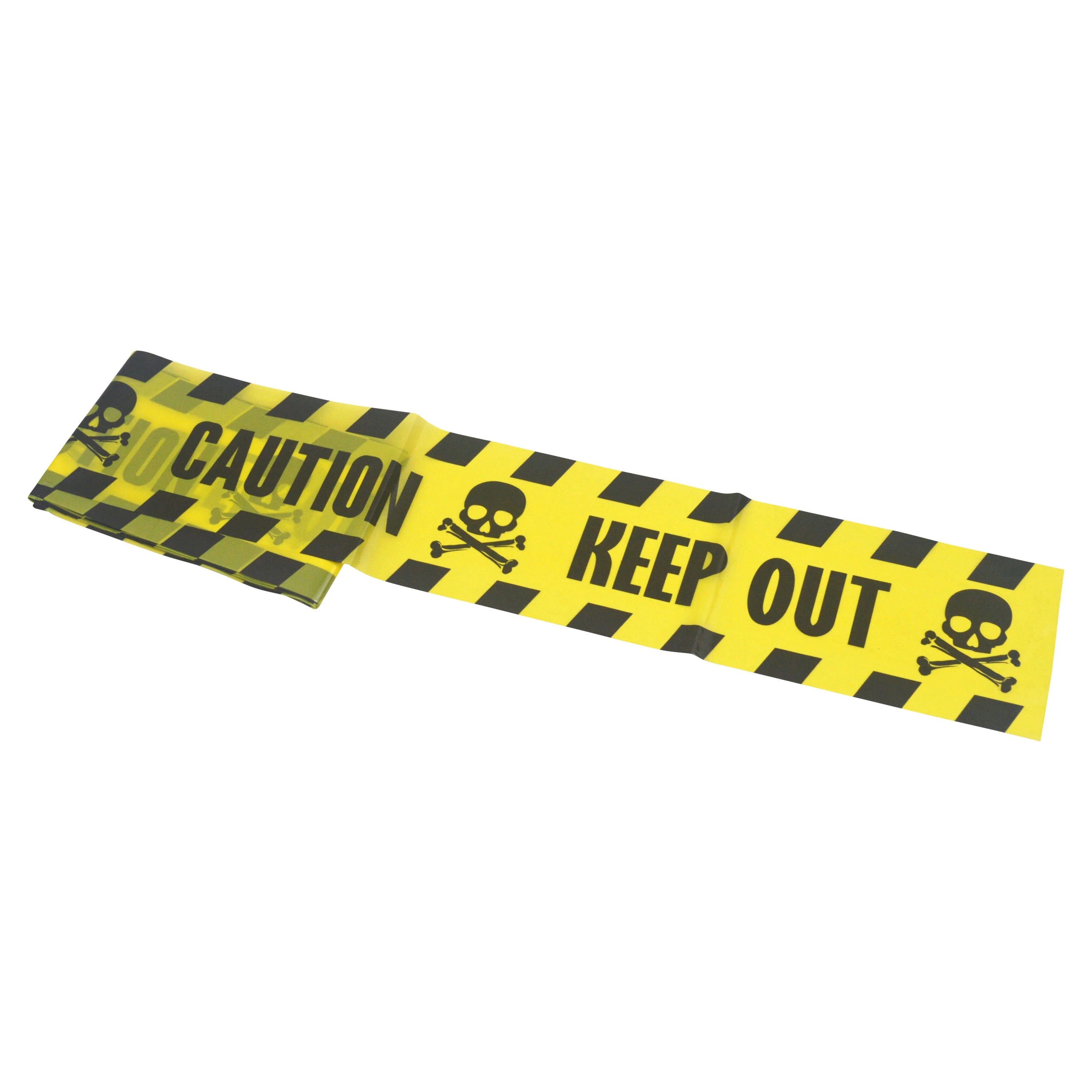 Caution Tape Outdoor Decoration, Black and Yellow, 3" x 20', Halloween by Way To Celebrate | Walmart (US)