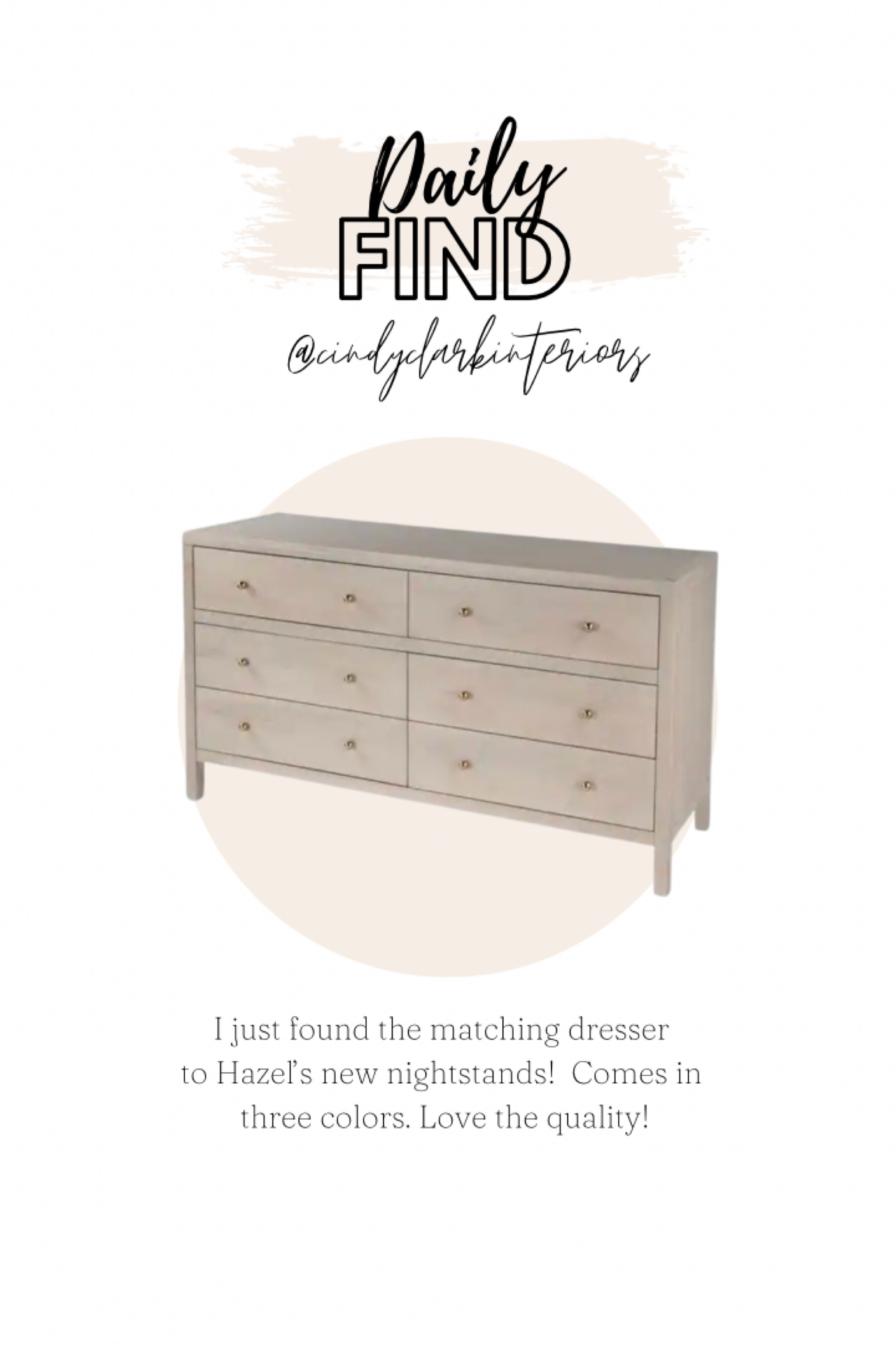 Love this dresser! It’s the matching one to my daughters Hazel‘s nightstands. The quality is top notch!

Dresser, transitional

#LTKhome #LTKFind