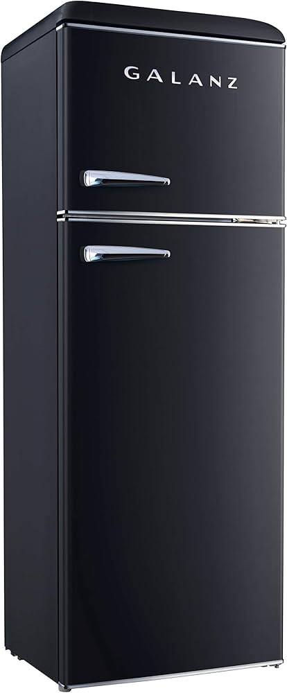 Galanz GLR12TBKEFR Refrigerator, Dual Door Fridge, Adjustable Electrical Thermostat Control with ... | Amazon (US)