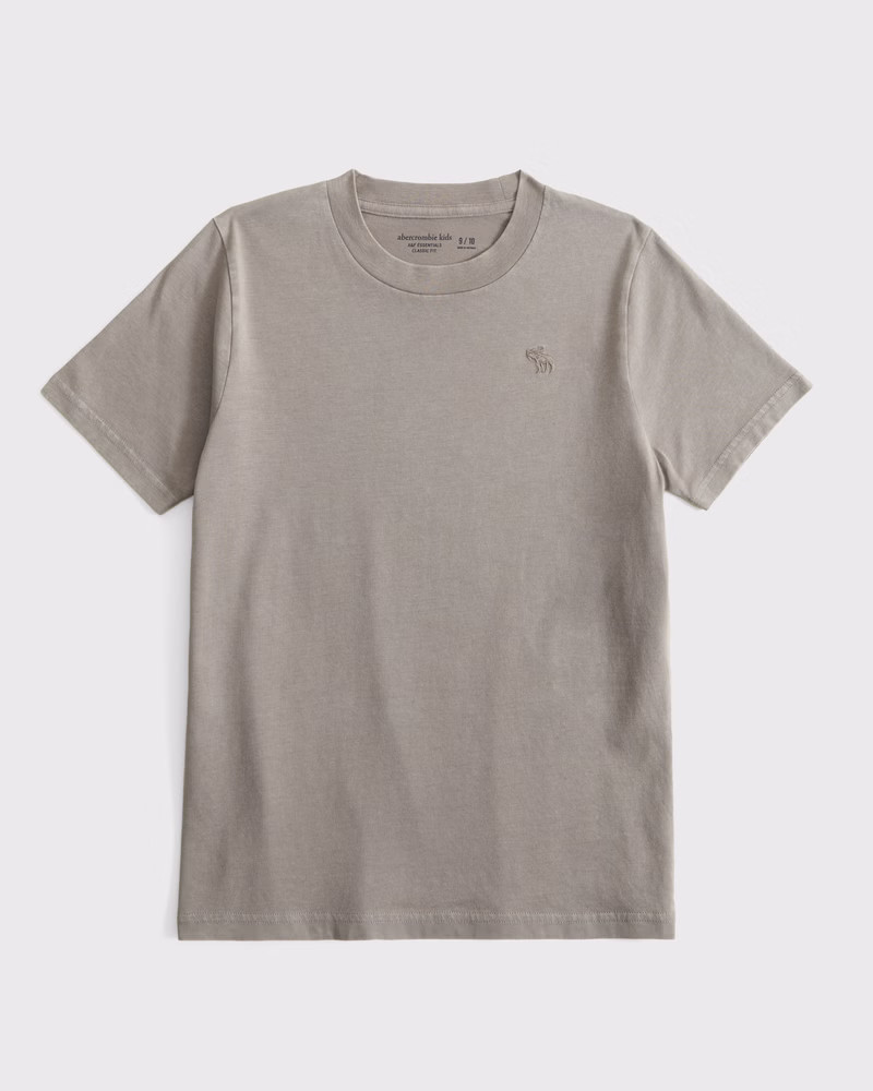 boys washed essential icon crew tee | boys new arrivals | Abercrombie.com | Abercrombie & Fitch (US)