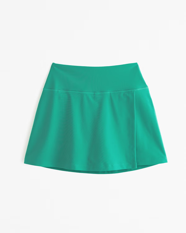 YPB sculptLUX Lined Wrap Skirt | Abercrombie & Fitch (US)