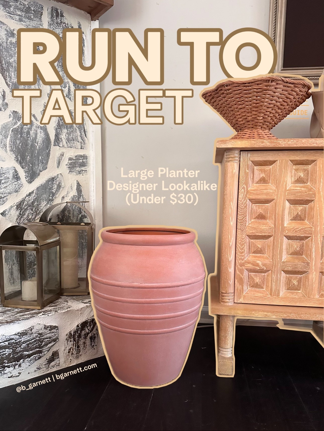 Run to Target because this designer lookalike planter (with drainage) is under $30 (normally only $40) 

I’ll share the designer comps below as well just in case 
Planter | faux tree | plant pot | patio decor   | target home | home decor 

#LTKHome #LTKFindsUnder50 #LTKSaleAlert