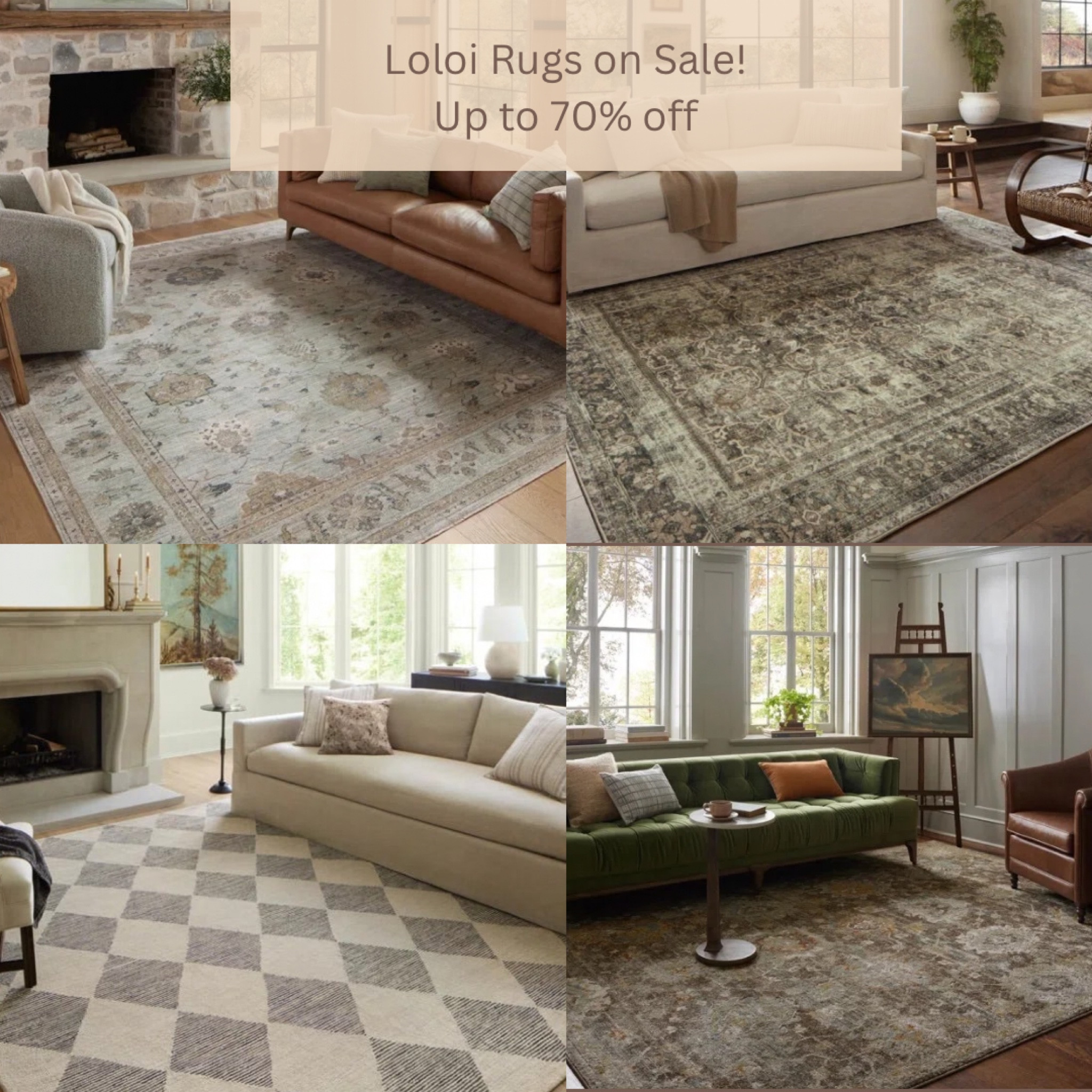 Memorial Day Sale on LoLoi Rugs! Up to 70% off

#LTKHome #LTKSaleAlert