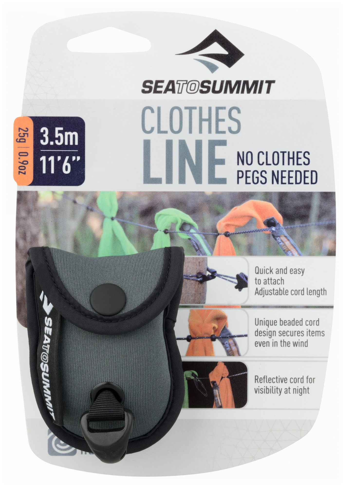 Sea to Summit Lite Line Clothesline Black | REI