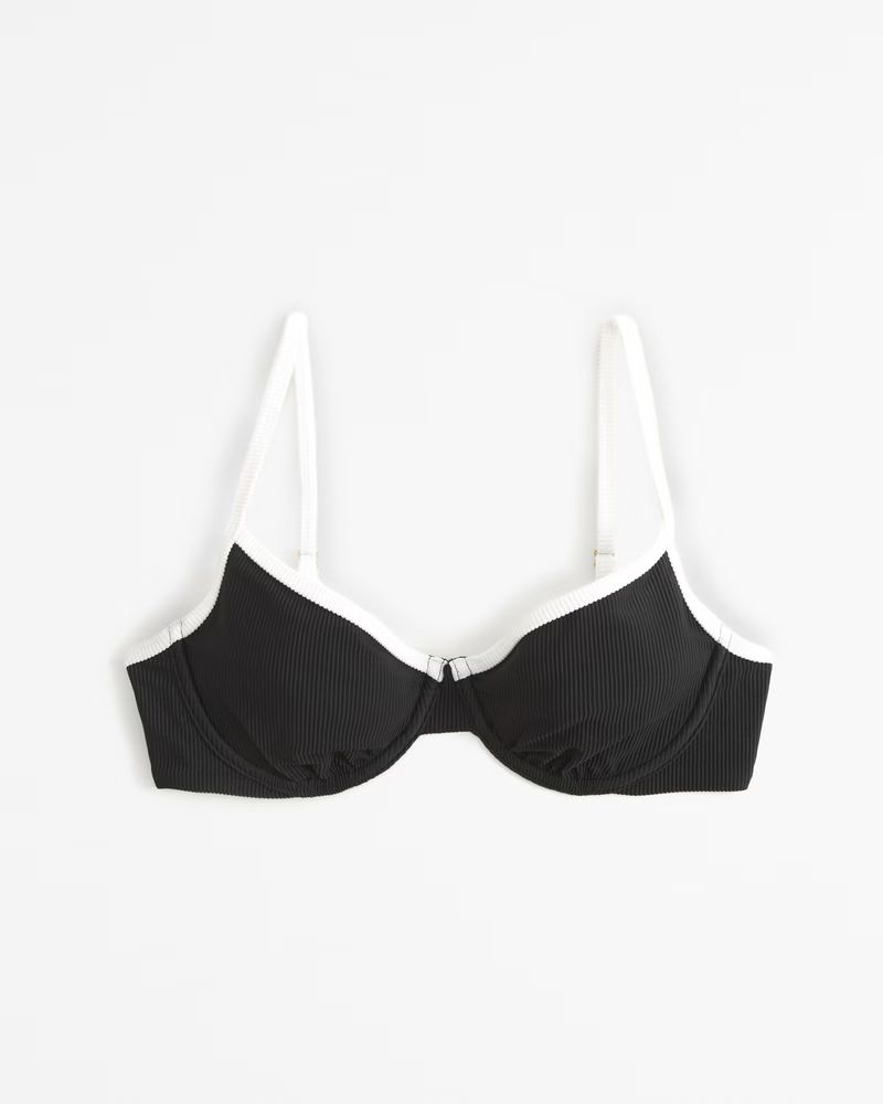 90s Clean Underwire Bikini Top | Abercrombie & Fitch (US)