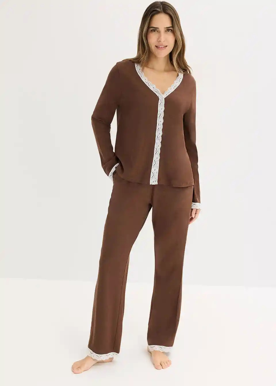 Pyjama mit Knopfleiste | Bonprix DE