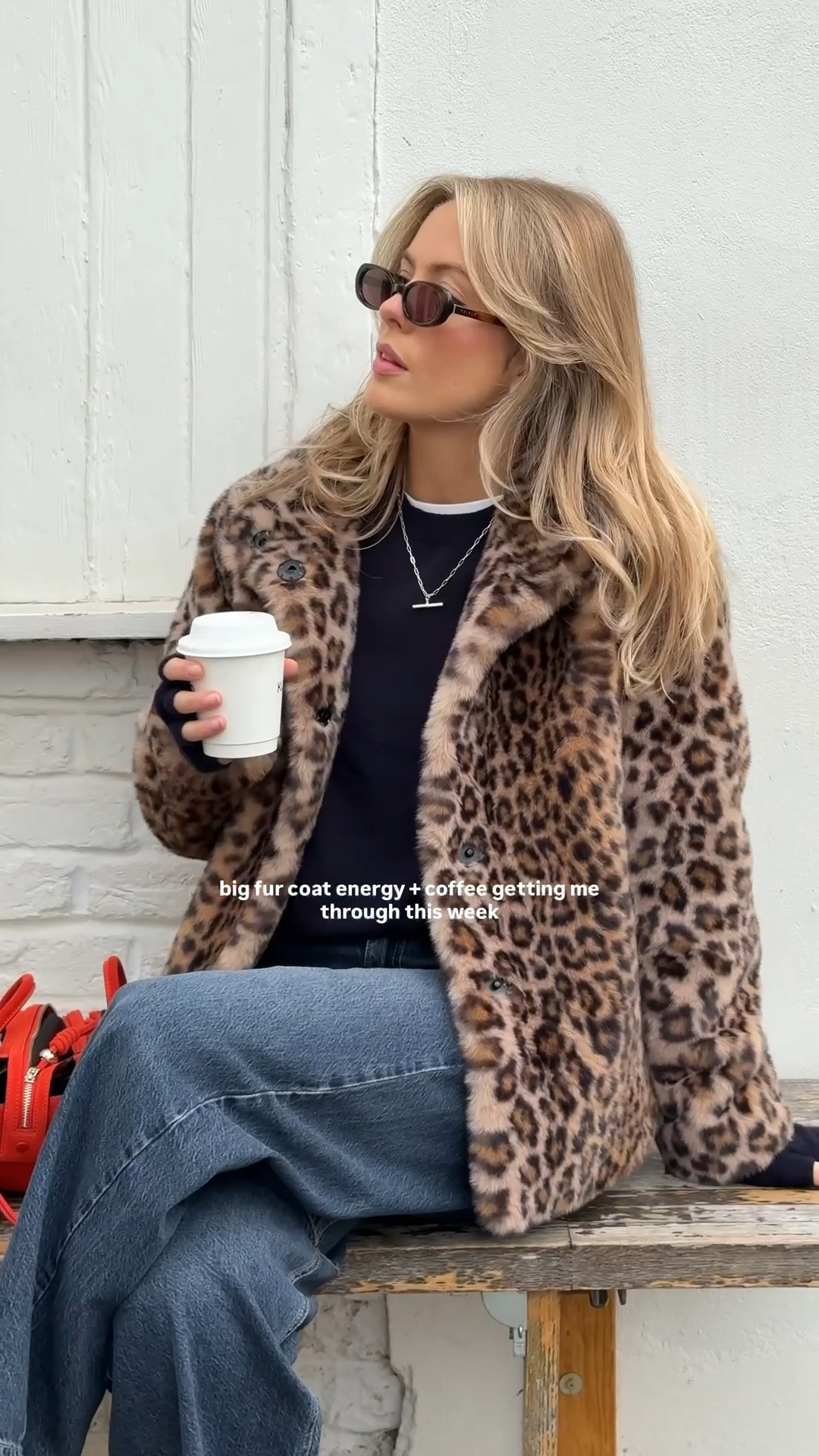 Fur coat, navy blues, denim jeans & a pop of red = January dressing 🔓 

Animal print coat, faux fur coat, navy knit, crew neck knit, barrel jeans, topshop, Uniqlo, red bag, Radley, winter outfit, winter layering 

#LTKjeans #LTKuk #LTKwinter