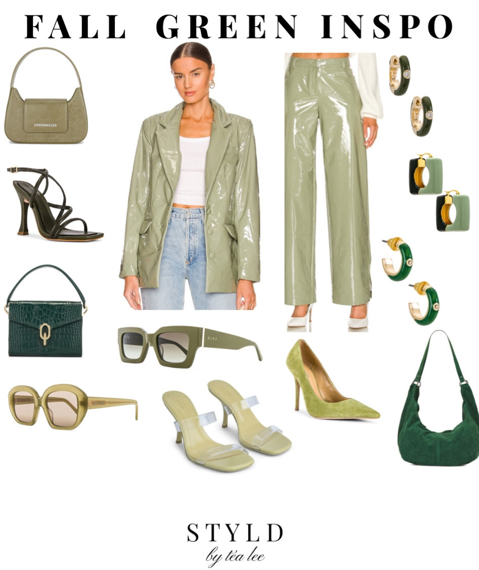 Fall Green Outfit Inspo all from Revolve 🍃

My favorite fall colors right now are deep greens + browns! Great for the transition from summer to fall outfits. 🤍

#LTKitbag #LTKSeasonal #LTKshoecrush