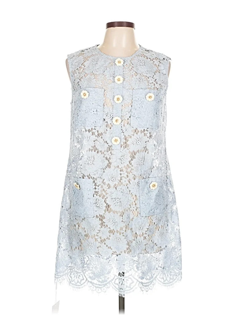 Self-Portrait Blue Casual Dress Size 10 - 40% off | ThredUp (US)