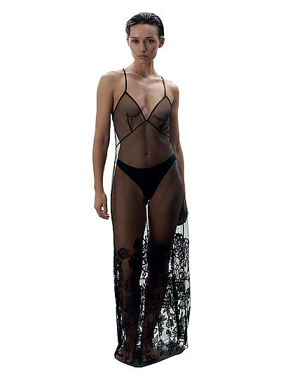 Bluebella Penelope Long Chemise, Black, XS - Women's Slips - Victoria's Secret | Victoria's Secret (US / CA )