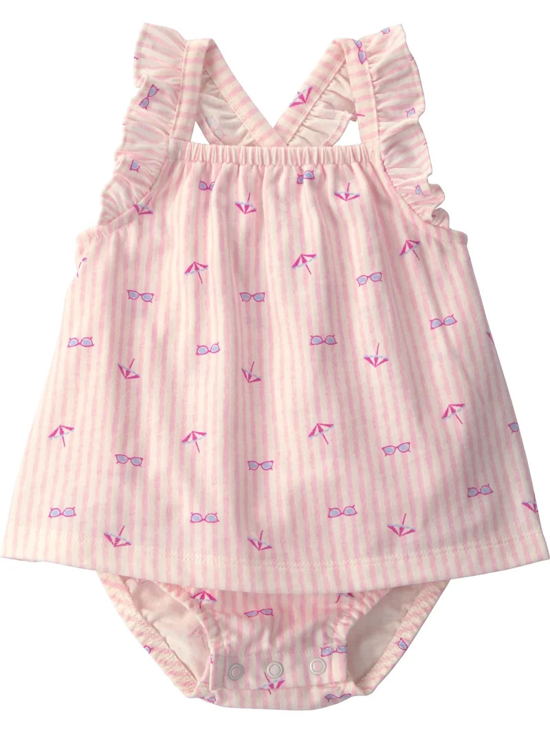 Carter's Child of Mine Baby Girl Dress, One-Piece, Sizes 0/3-24 Months | Walmart (US)