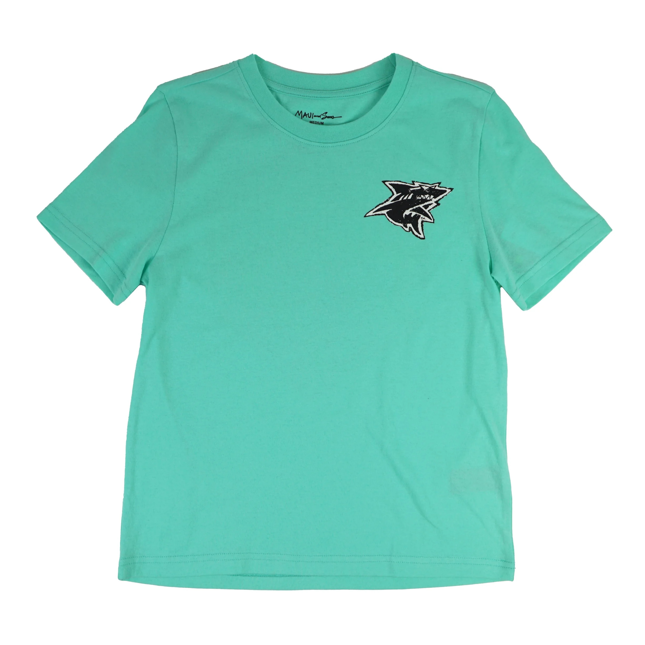 Maui and Sons Boys T-Shirt, Skagway Beach Vibes Tee, Celadon, Summer Coastal Casualwear - Walmart... | Walmart (US)