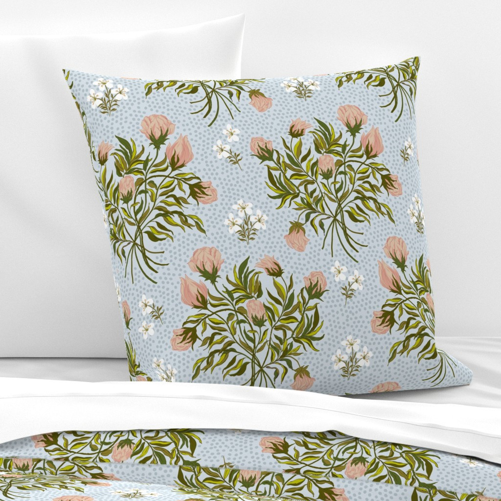 Venus bouquet Blue Pillow Sham | Spoonflower | Spoonflower