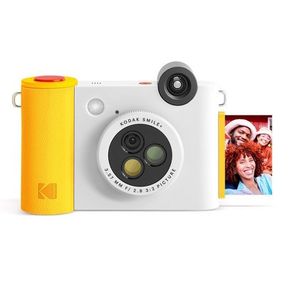 Kodak Smile+ 2×3 Instant Print Camera with Creative Effect Lenses, White – Snap, Edit & Print Fun Instantly | Target