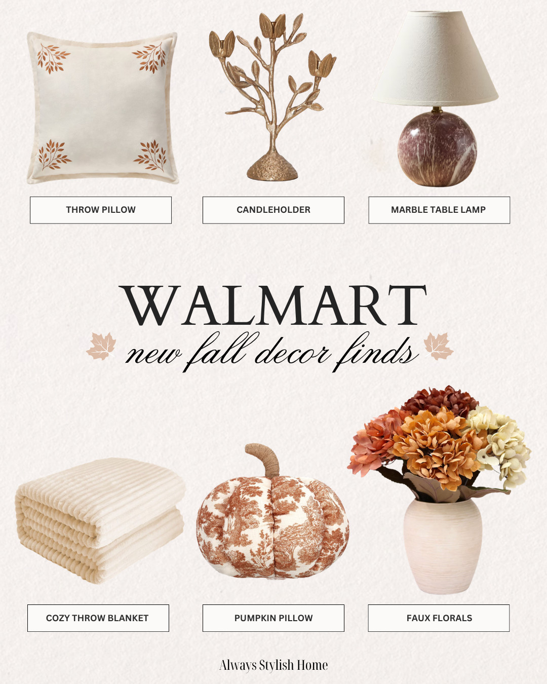 Walmart Home decor is SO good right now. 👏 These home finds are giving that high-end, Pottery Barn-inspired look for way less. Linking everything from my unboxing here! Walmart home decor, affordable home decor, designer look for less, Pottery Barn inspired, transitional home decor 

 #LTKSeasonal #LTKHome