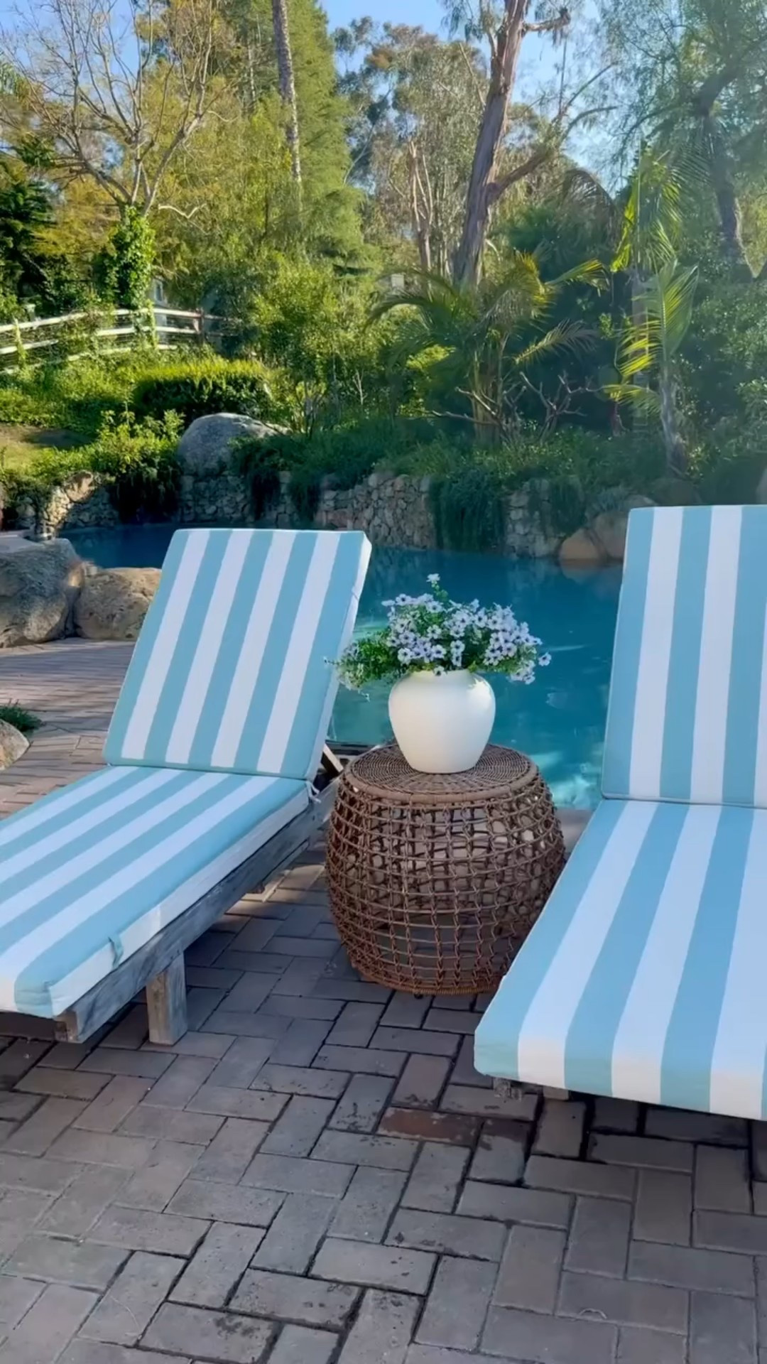 These comfortable and stylish chaise lounge cushions from Amazon do not disappoint! They really upgraded my outdoor decor! 🩵

Shop the look, including the outdoor side tables, chaise lounge cushions, pots, patio umbrellas, and artificial flowers. 🩵

I’ve also linked our firepit, cute outdoor lanterns, Adirondack chairs, and a wicker swing. 🩵

#loungechairs #outdoorsofa #outdoortable #outdoorfurniture #marneystidbits #backyarddesign

#LTKSaleAlert #LTKHome #LTKdayinmylife