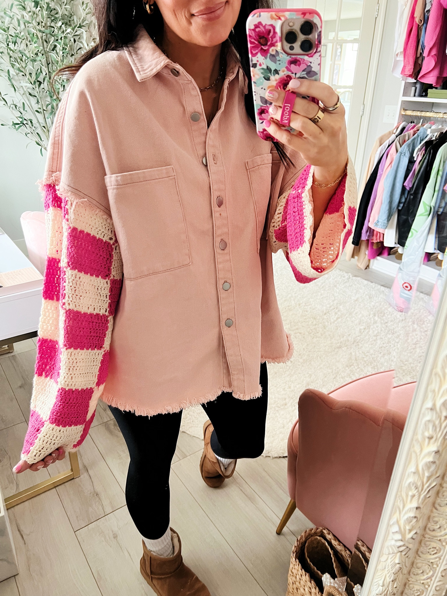 Cutest oversized shacket! In a small - code ASHDONIELLE works for 20% off 

#LTKsalealert #LTKstyletip #LTKunder50