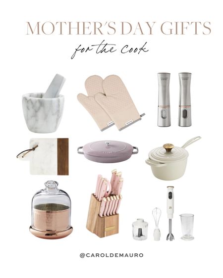 Mother's Day Gift Ideas: Kitchen essentials for moms who love to cook!

#mothersdaypicks #splurgegifts #giftsforher #kitchenfinds

#LTKFind #LTKGiftGuide #LTKfamily